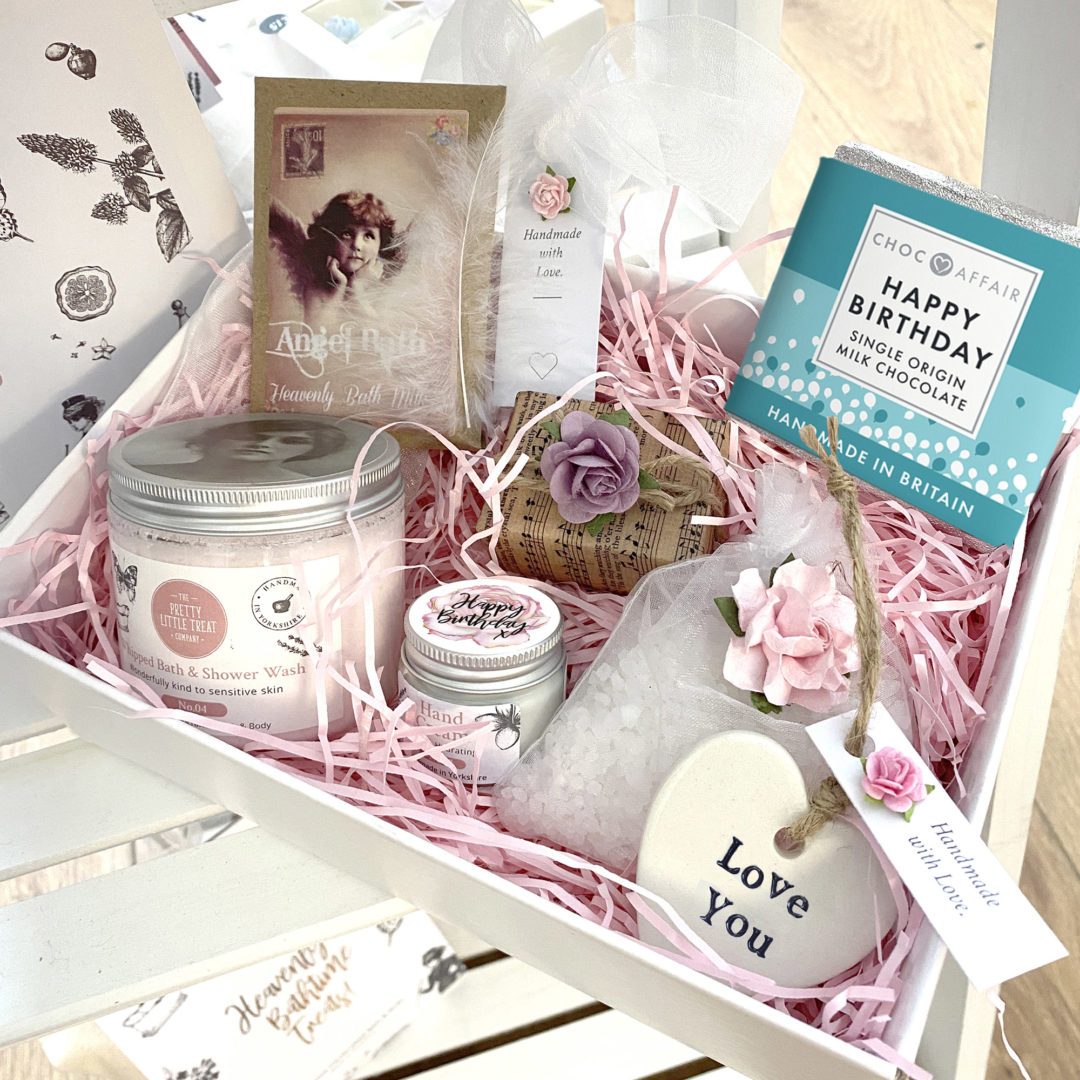 Birthday Gift for her Pamper Hamper Handmade Personalised gift for her