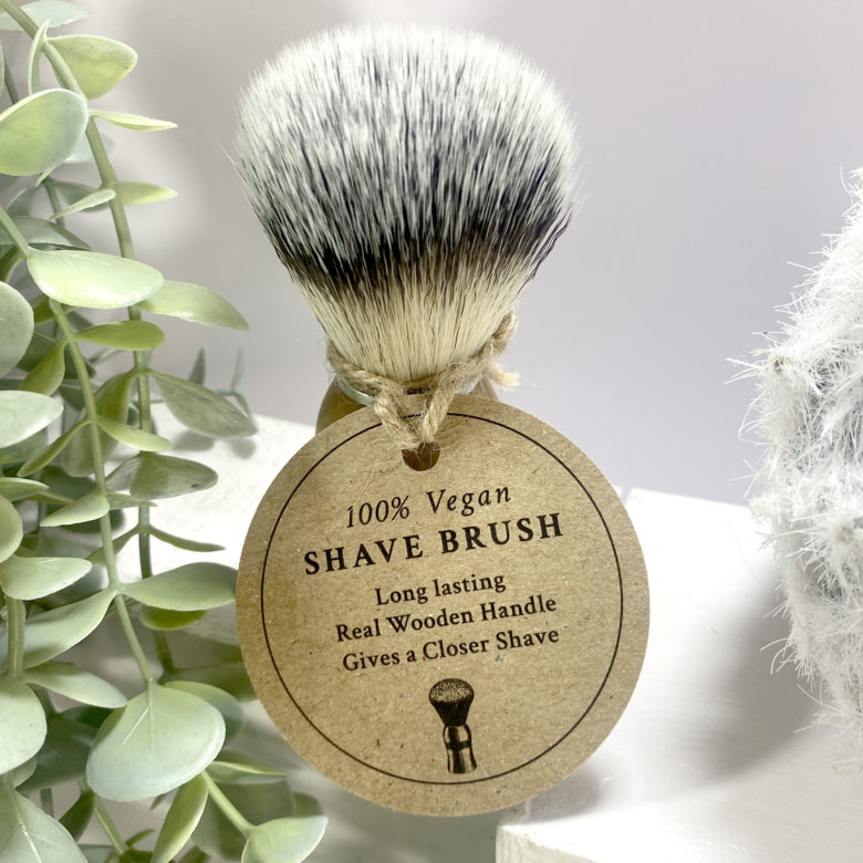 Mens Vegan Shaving Brush Eco friendly